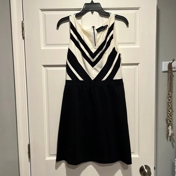cynthia rowley black and white dress Fiona Dress / Black / L / Cynthia Rowley